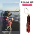 thumbnail image 4 of Señuelo de falda suave con cabeza de metal aparejo para arrastre Ehuebsd de atún señuelos de agua de mar profunda pulpo pesca de atún grande 6 unidsbolsa, 4 of 8