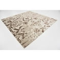 thumbnail image 3 of Unique Loom Rushmore Collection Area Rug - Jefferson (8' Square Chocolate Brown/Beige), 3 of 7