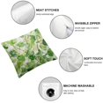 thumbnail image 4 of Acheng Spring Sage Green Pillow Covers Set of 2, Eucalyptus Leaf Watercolor Throw Pillow Covers Square Cushion Cover for Home Couch Sofa Patio Bedroom Livingroom White, 4 of 6