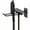 Black, variant on 1 Pack Garage Storage Organizer for Tool Organization Heavy-Duty Solid Steel Wall Hanger for Garden Tools - Shovel Holder, Rake/Broom Yard Wall Mount Hooks - Overhead Garage Storage Rack