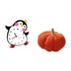 thumbnail image 5 of Reloj de pared,Reloj de pared silencioso y decorativo que no hace tictac,Reloj de pared silencioso de pingüino pequeño Reloj de madera,Almohadas de calabaza de Halloween,Almohadas de calabaza, 5 of 8