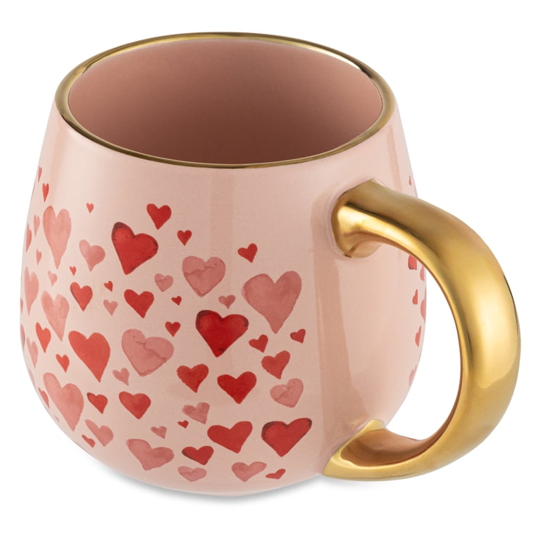 Thyme & Table 16oz Stoneware Heart Mug 4-Pack photo 3