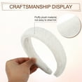thumbnail image 6 of Unique Bargains Women's Fluffy Fuzzy Fashion Headband White, 6 of 7