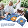 thumbnail image 2 of MasteelfCA 1pc Dominoes Game Mat Multi-use Square Table Cover Majiang Tabletop Mat, 2 of 8