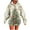 7-Khaki, variant on Makaor Womens Zip Hoodie Christmas Plus Size Tunic Sweatshirt Long Sleeve Pullover Graphic with Bow Oversized Tops