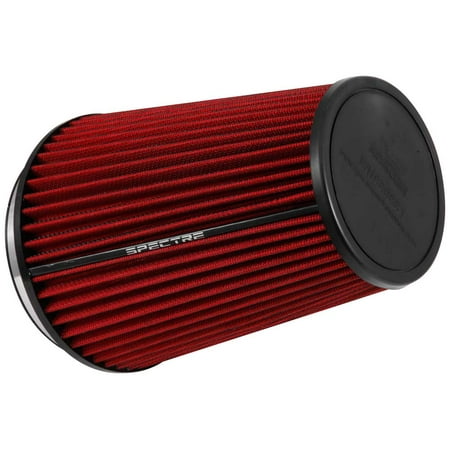 Spectre Universal Clamp-On Air Filter: High Performance  Washable Filter: Round Tapered; 6 in (152 mm) Flange ID; 10.25 in (260 mm) Height; 7.719 in (196 mm) Base; 5.219 in (133 mm) Top  SPE-HPR9881