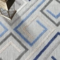 thumbnail image 6 of BNM Geometric Indoor/ Outdoor Area Rug, 5' 2" x 7' 2", Grey, 6 of 8