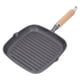 thumbnail image 5 of Sartén para parrilla multiusos que evita que se pegue, sartén para carne de hierro fundido cuadrado con mango de madera para tocino, filete y cebolla, 5 of 10