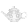 thumbnail image 1 of MasteelfCA Glass Teapot Tea Room Teapot Tea Loose Leaf Pitcher Clear Glass Kettle with Strainer, 1 of 8