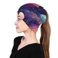 thumbnail image 6 of KLL Planet Pastel Galaxy Pirnt Wicking Running Beanie Head Wrap Cycling Bandana for Men Women, 6 of 8