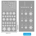 thumbnail image 2 of Ventanas De Navidad Copos De Nieve A Prueba De Agua Santa Muñeco De Nieve Pegatinas Estáticas De Pvc Decoración Navideña Para Espejos Azulejos Y Refrigeradores matsuzay HA043968-04, 2 of 6