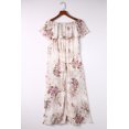 thumbnail image 2 of ABPHQTO Vestido largo de tubo sin tirantes con estampado floral rosa para mujer, 2 of 5