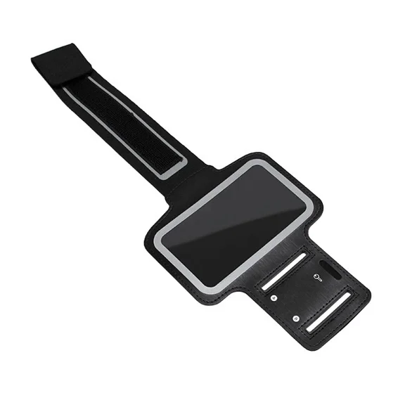 Maximalpower Black Jogging Workout Sports Armband Case Cover For Phone 5.2X3.4"