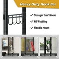 thumbnail image 5 of Ktaxon 6 Tier Wire Shelves, Adjustable Steel Storage Rack Plant Stand Organizer for Kitchen Garage Bathroom, 35.4"W x 15.7"D x 72.8"H, Black, 5 of 11