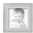 thumbnail image 2 of ArtToFrames 6" x 6" Metro Ice Silver Black Picture Frame, 6x6 inch Silver Wood Poster Frame (WOM-5247),  Pack, 2 of 7