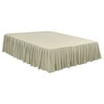 thumbnail image 1 of Unique Bargains Polyester  Ruffled Bed Skirt Brushed Durable Bedroom Sheet 16 Inch Drop, 1 of 8