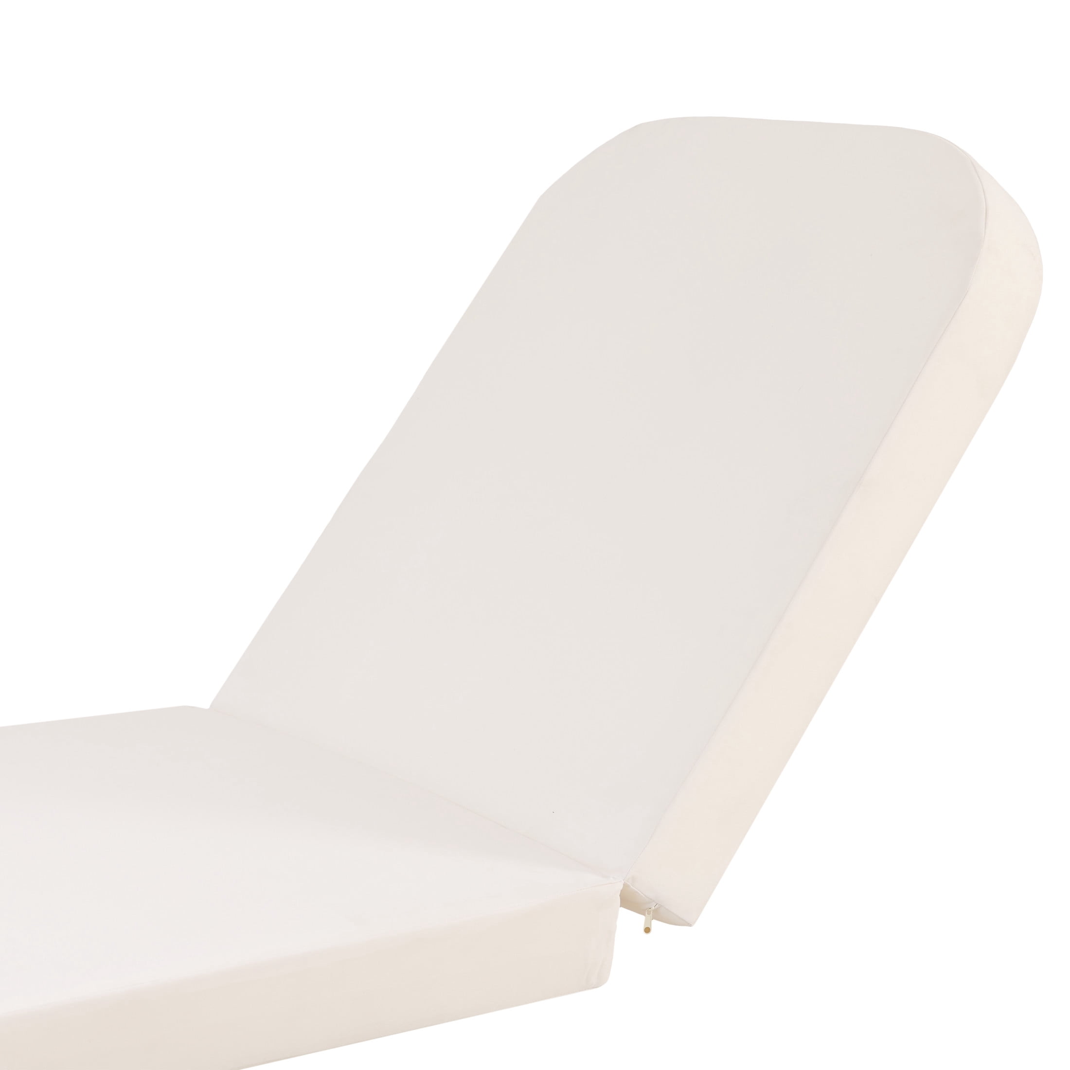 Christopher Knight Home 2-Fold Outdoor Chaise Lounge Cushion, 3.94-Inch Thick Foam, Cream