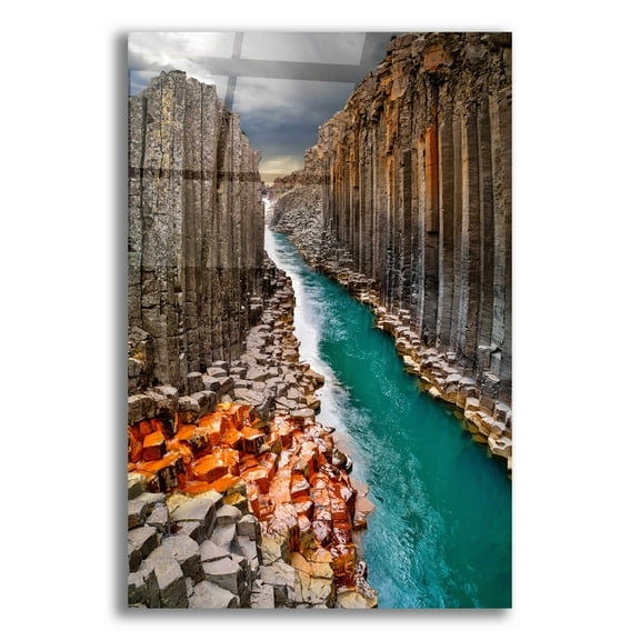 Epic Art 'Divided,' Acrylic Glass Wall Art, 12"x16"