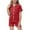 Wine, variant on PMVFHDE Girls Outfits&Set Little Baby Girls Boys Pajamas Set Silk Kids Short Sleeves Sleepwear 2 Piece Button Down Classic Loungewear Shorts Girl Clothes Wine，110