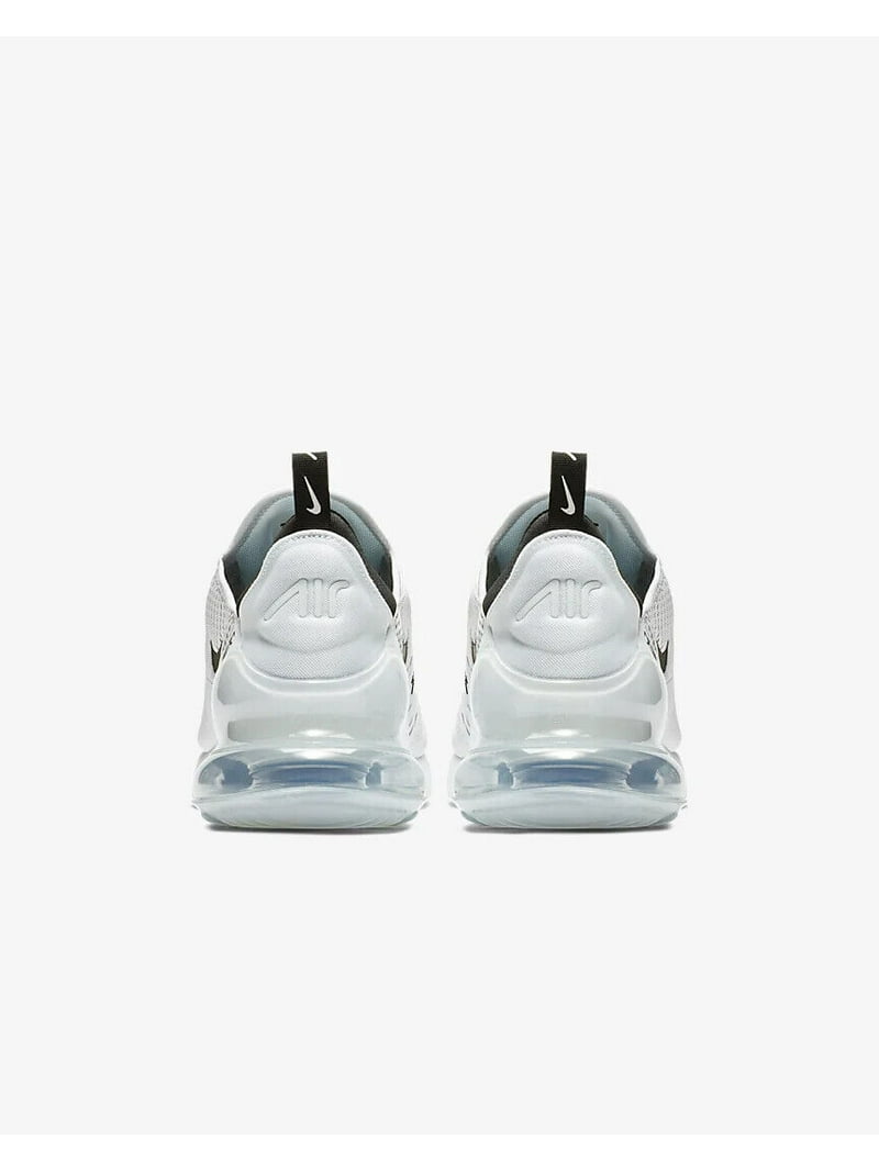 Nike Men's Air Max 270 Lifestyle Running Shoes, White/Black, Dual