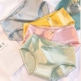 thumbnail image 2 of Teen Girls Soft Cotton Panties 8-Pack Teenager Assorted Mid Waist Briefs Underwear fits 10-16 Years Style1 Large, 2 of 5