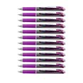 thumbnail image 1 of Bolígrafo de gel Pentel EnerGel RTX punta gruesa tinta violeta paquete de 12, 1 of 1