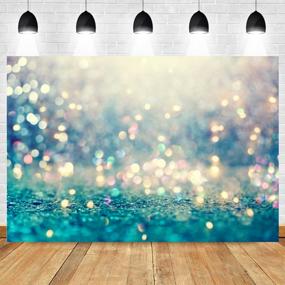 Dreamy Glitter Spots Backdrop Photography Gold Shiny Light Wedding Baby Shower Birthday Party r Background Photo Studio Prop