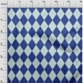 thumbnail image 3 of oneOone Cotton Poplin Twill Dark Blue Fabric Check Argyle Dress Material Fabric Print Fabric By The Yard 56 Inch Wide, 3 of 4