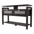 thumbnail image 6 of Furniture of America Gueston 2-Door Console Table, Espresso, 6 of 8