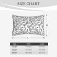 thumbnail image 4 of Hirioo Hand Drawn Snake for Plush Pillow Cover for Bedroom and Living Room ,Elegant, Comfortable Home Decor-16"x24", 4 of 6