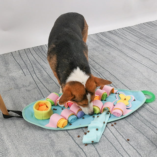 CBFFDC Pet Foraging Mat Interactive Dog Sniffing Mat Slow Feeding Stress Relief Washable Foraging Mat Pet Supply