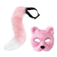 thumbnail image 4 of Máscara y cola de gato realistas para fiestas de Halloween, para niñas y mujeres Rosa, 4 of 9