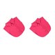 thumbnail image 4 of Sonducket Cuello falso de Color sólido para mujer, media camisa falsa a la moda para niñas, solapa desmontable, accesorio de decoración para punto rojo rosa 2Conjunto, 4 of 6