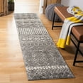 thumbnail image 3 of SAFAVIEH Tulum Coriander Moroccan Geometric Runner, 2' x 15', Grey/Ivory, 3 of 8