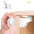 thumbnail image 1 of QTOCIO Magnetic Child Lock Cabinet Invisible Drawer Lock kitchen, 1 of 3