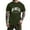 Army Green, variant on Krdevn Men's Graphic Tees Letter Print Summer Tops Vintage Short Sleeve Loose Casual T Shirts,4XL