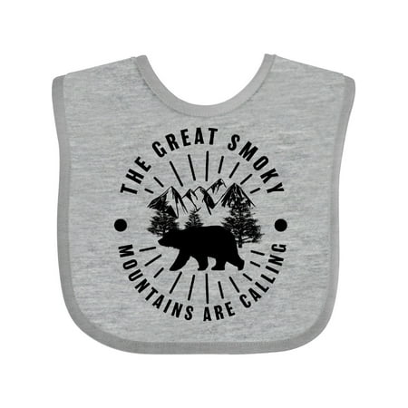 

Inktastic The Great Smoky Mountains Are Calling Boys or Girls Baby Bib