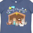 thumbnail image 4 of Inktastic Merry Christmas Cute Nativity Scene Boys or Girls Toddler T-Shirt, 4 of 5