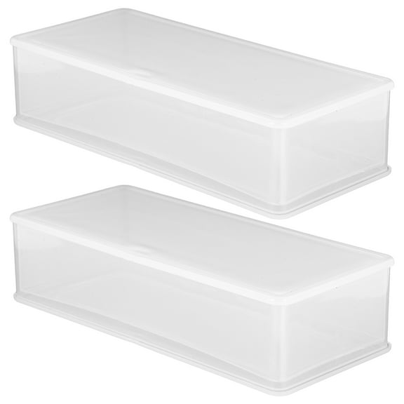 HOMEMAXS Transparent Coin Storage Box for Collectors with Large Capacity Reusable Plastic PP Material 2Pcs