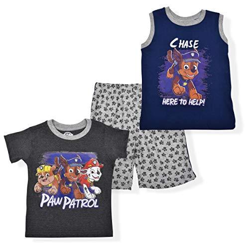 Nickelodeon Boys 3-Piece Shirts and Short Set Thomas Top Wing Rugrats