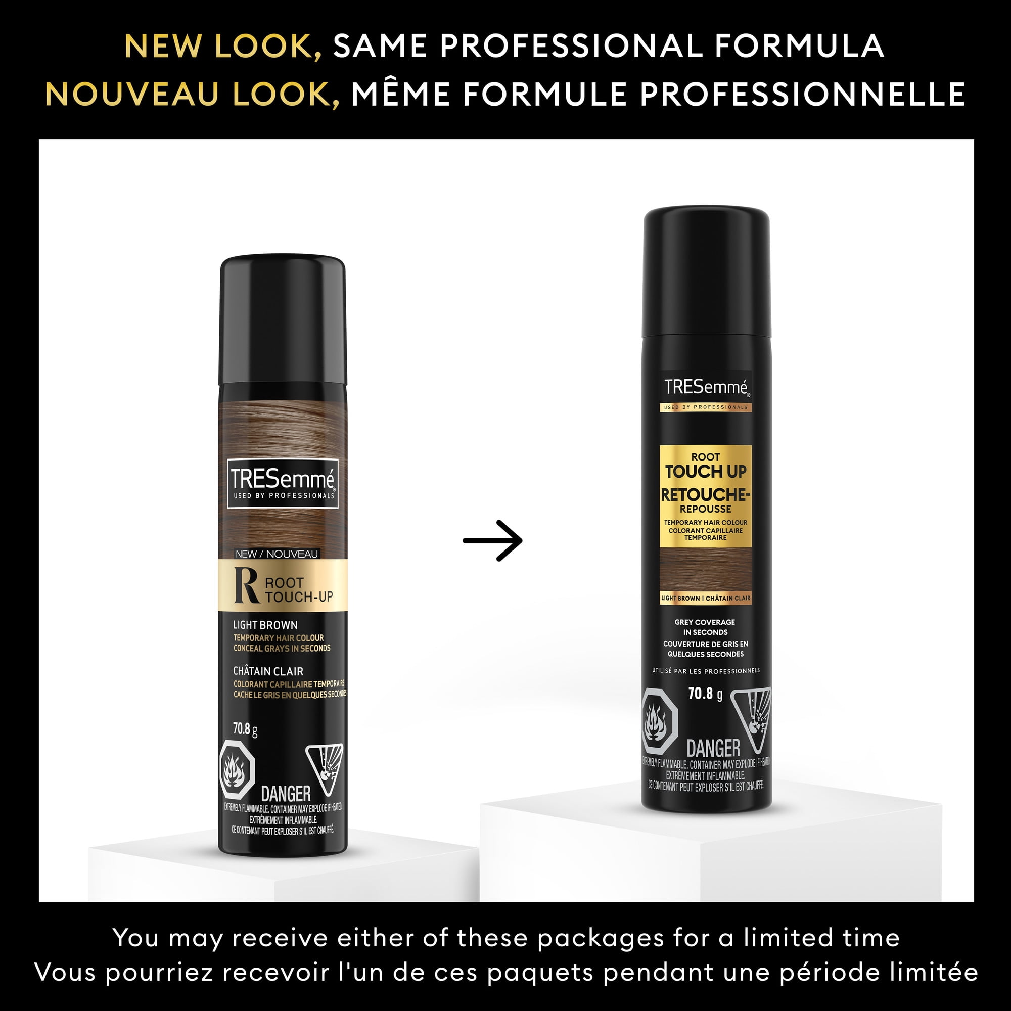 TRESemmé for dark brown hair Root Touch-Up Hair Spray, 70.8g,  