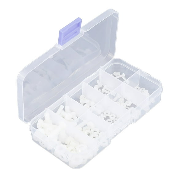 4 Sizes Screws Assortment Set, 150Pcs With Box Screws Nuts, For Drywall Sheetrock Electrical And Mechanical Hardware