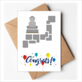 thumbnail image 1 of Meditation Sitting Posture Sculpture Wedding Cards Congratulations Greeting Envelopes, 1 of 3
