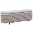 thumbnail image 4 of Safavieh Jaymie Pine Wood Bench in Light Gray / Black, 4 of 5