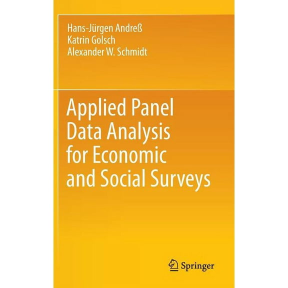 Applied Panel Data Analysis for Economic and Social Surveys, (Hardcover)
