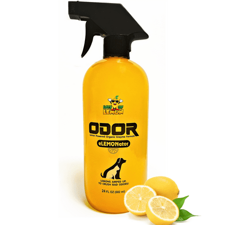 Lots of Lemon - Professional Strength Citrus & Enzyme Spray - Pet Odor Eliminator for Home