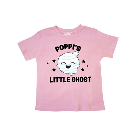 

Inktastic Cute Poppi s Little Ghost with Stars Gift Toddler Toddler Girl T-Shirt