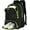 Lemongreen, variant on WOLT Mesh Black Soccer Bag Backpack with Shoe and Ball Compartments for Boys Ball Equipment Bag