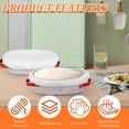 thumbnail image 6 of Cotton Rope Proofing Basket for Bread Baking Oval And Round Banneton Bread Basket with Liner And Cover for Homemade Sourdough Baking, 6 of 11