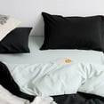 thumbnail image 5 of FLXXIE 1800 Count Double Brushed Microfiber Envelope Pillowcases Set of 2, Queen 20" x 30", Black, 5 of 6